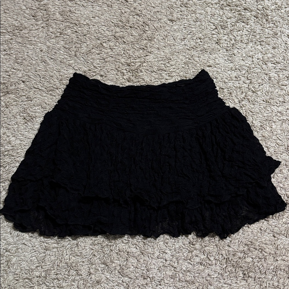 SHEIN Black Mini Skirt